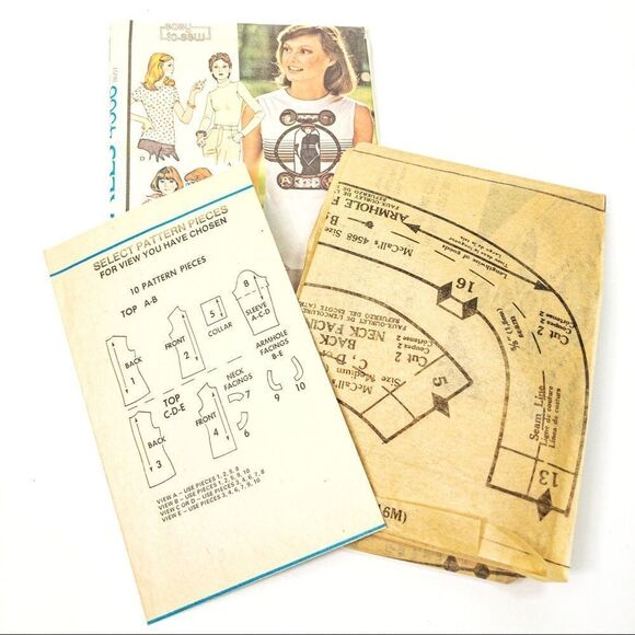 McCall’s 4568, 6459 & Butterick 6184 70’s Patterns - Picture 6 of 13